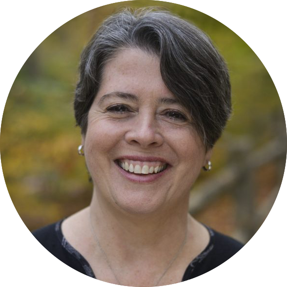 Head-shot of Eileen Flanagan, smiling broadly.