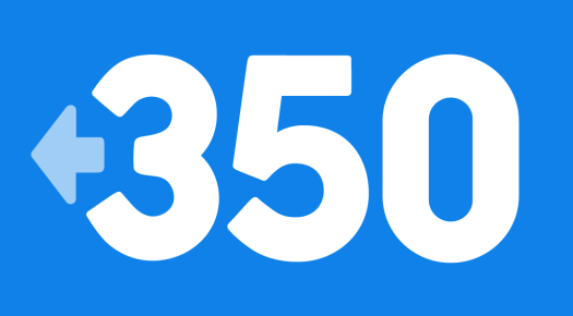 Blue 350 logo