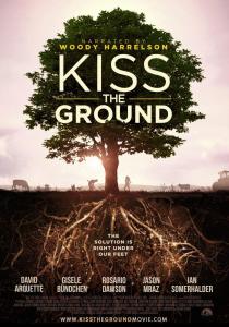 Kiss the Ground Movie Poster. Profile showing tree and roots as equals.