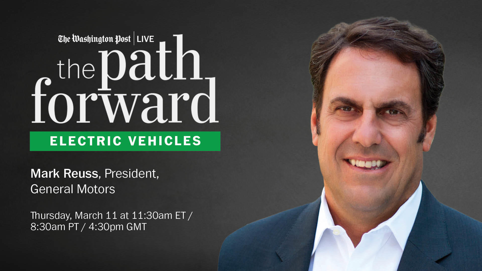 The Path Forward - Electric Vehicles webinar. March 11 at 8:30 am