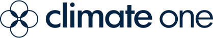 Climate One logo. Four interlocked circles with edges almost touching.
