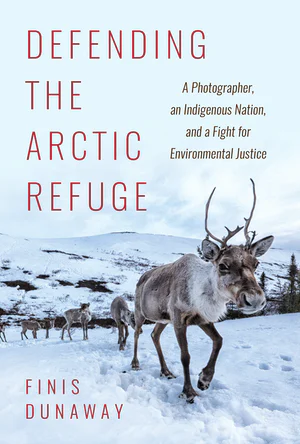 Book - Defending the Arctic Refuge. Arctic ruminating quadrupeds near the camera.