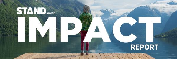 Stand.earth IMPACT Report banner