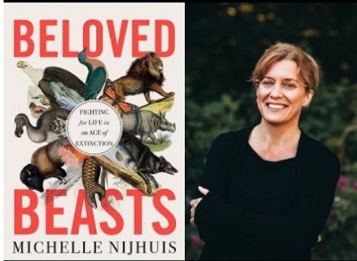 Michelle Nijuis with her latest book, Beloved Beasts