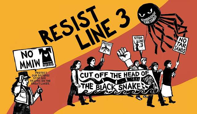 Resist Line 3-Line 3 Poster
