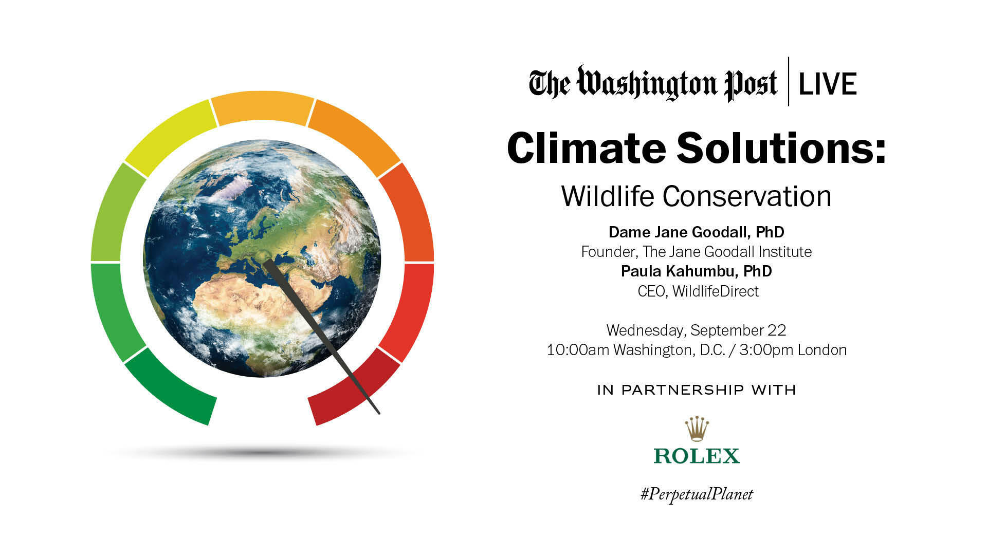 Climate Solutions: Wildlife Conservation - Washington Post Live