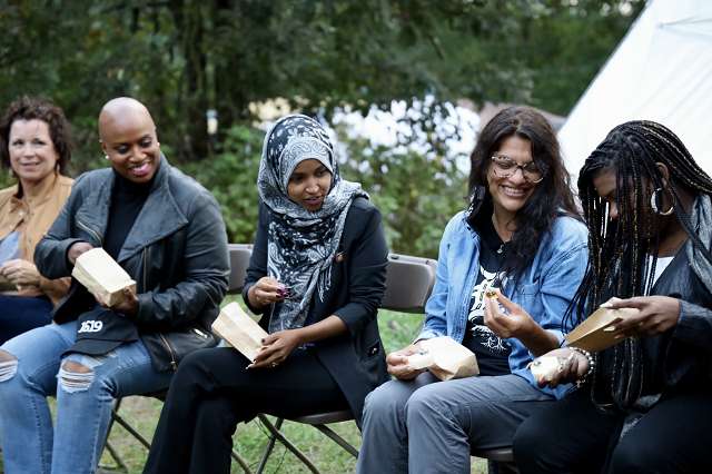 Members of the Congressional ‘Squad’ visited with Indigenous Water Protectors