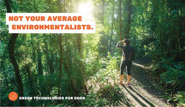 Woman in bright forest-Not Your Average Enfironmentalists.