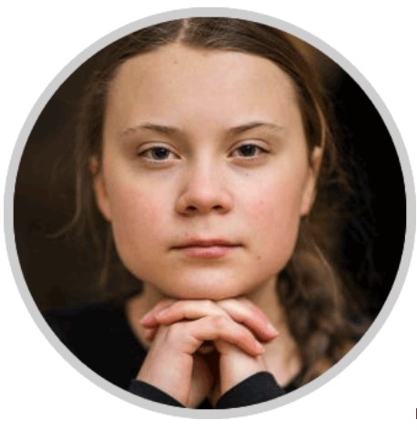 Gretta photo in circle