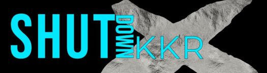 Shut Down KKR banner