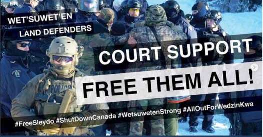 wet-suwet-en Blockade - Free them all!