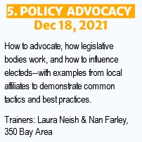 350 Policy Advocacy webinar