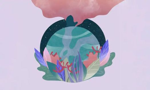 Earth, smoking from kindness.