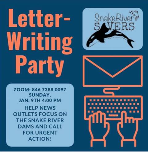 Letter-writing Party for Snake River Salmon