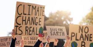 climate change protest signs