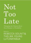 book cover for Not Too late