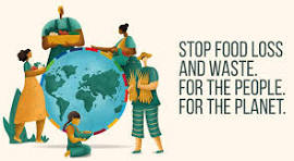 UN image of food waste thanks